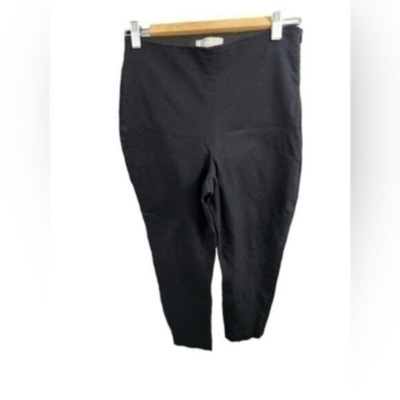 Everlane Pants - Everlane black size 8 trouser pants pull on side zipper skinny